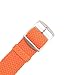 Wrist And Style Perlon Watch Strap (22mm, Orange)