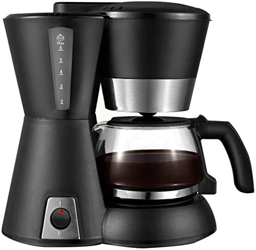 Allamp Filterkaffeemaschine, Drip Kaffeemaschinen mit Glaskanne 650ML abnehmbare Filterkaffeemaschine Anti-Drip Behalten…