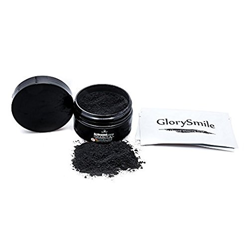 Teeth Whitening Charcoal Powder made from Activated Organic Coconut Shell – Eliminates Bad Breath, Coffee & Tea Stains, Oral Germs – 2 x FREE Activated Charcoal Strips Bonus