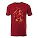 NCAA Iowa State Cyclones Adult-Men Vintage Sheer S/S T, Antique Cherry Red, 2X-Large
