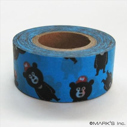 Amazon マークス マスキングテープ コラボ マステ ワンダーベア ギター Mst Mkt26 Bl マスキングテープ 文房具 オフィス用品