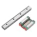 Fdit 1pc Model LML12B Miniature Linear Rail Way Slide 12mm Width Variety Length + Slide Carriage Block(100mm)