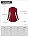 Laksmi Womens Cross V Neck Long Sleeve Ruched Tunic Top