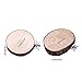 Itemap Pet Parrot Bird Round Wooden Coin Platform Chew Toy for Birdcage Accessories