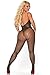 Cocolicious Women's Controlled Chaos Bodystocking, Black, One Size