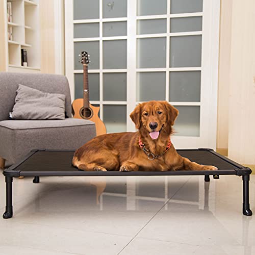 Veehoo Chew Proof Elevated Dog Bed Cooling Raised Pet Cot Rustless