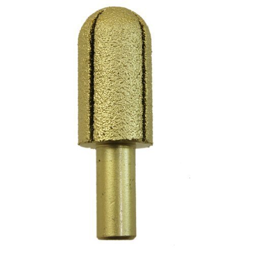 KATSU Electroplated Diamond Stone Marble Grinding Edge Router Bit 1/2" Shank Woodworking Trimming Carving Milling Cutter Tool for Marble/Granite/Quartz, 15 Models (117)