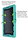 Bobj Rugged Case for ASUS ZenPad Z8 (ZT581KL, P008) (Not for ZenPad Z8S) - BobjGear Custom Fit - Patented Venting - Sound Amplification - BobjBounces Kid Friendly (Terrific Turquoise)