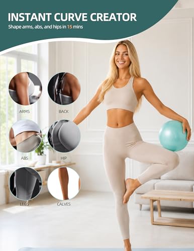 Pilates Essentials Kit for Women, Pilates Kit for Home Workouts with Pilates Ring, Mini Ball, Resistance Bands, Pedal Resistance Band, Yoga Strap, Socks, Bag, Pilates Equipment for Starter, Beginners