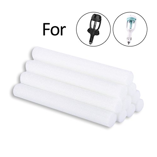 Car Diffuser Filter, Ätherisches Öl Diffusor-Luftbefeuchter Ersatz Sticks, GULAKI tragbar Auto Refresher Schwämme 10 Stück