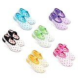 Yimaler 6-Pack Anti-Slip Baby Socks Sneakers for 8-36 Months Babies with Free Hairpin