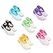 Yimaler 6-Pack Anti-Slip Baby Socks Sneakers for 8-36 Months Babies with Free Hairpin