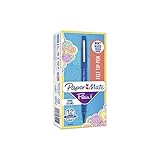 Paper Mate Flair Felt Tip Pens, Medium Point (0.7mm), Blue, 12 Count