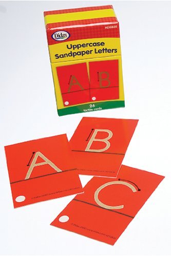 Tactile Sandpaper Complete Bundle (Lowercase Letters, Uppercase Letters and Numerals) by Didax