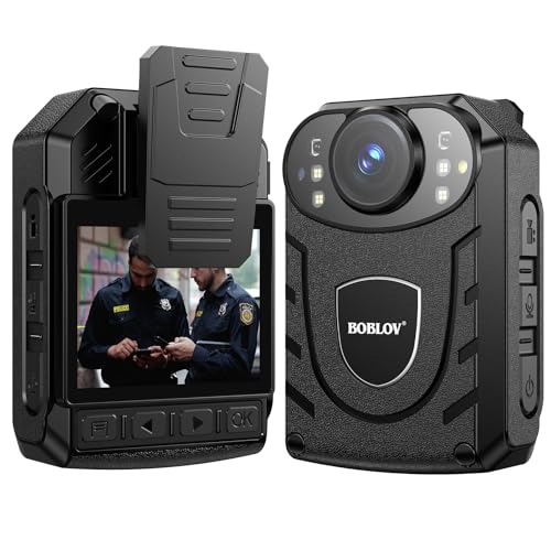 BOBLOV KJ21 Body Worn Camera, 1296P Video