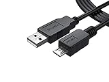 Pwr 10 Feet USB Power Cable Replacement for TV Stick, Intel Computer, Roku, Chromecast and Azulle Quantum Access Asus VivoStick Mini, Cloud Cam PC Data Sync Charging Cord UL Listed