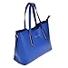 Fashion Road PU Leather Womens Shoulder Bags Top-Handle Handbag Tote Purse Bag Royal Blue