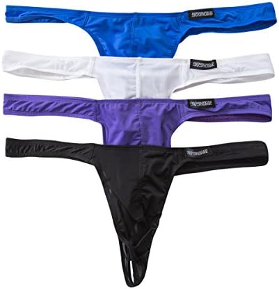 Men's G-String Thongs Sexy Bikini Briefs Underwear Modal Low Rise T-Back Jockstrap Underpants Swimwear