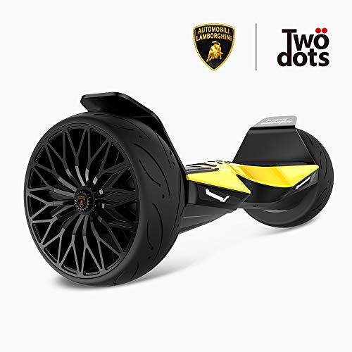 LAMBORGHINI TwoDots Hoverboard 8.5" with App Glyboard Corse and Bluetooth Speaker LED Lights Two-Wheel Balancing Electric Hover Board Scooter for Adult by UL2272 Certified LAMBORGHINI TwoDots Hoverboard 8.5" with App Glyboard Corse and Bluetooth Speaker LED Lights Two-Wheel Balancing Electric Hover Board Scooter for Adult by UL2272 Certified