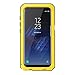 Galaxy S8 Case,Tomplus Armor Tank Aluminum Metal Shockproof Military Heavy Duty Protector Cover Hard Case for Samsung Galaxy S8 (Yellow)