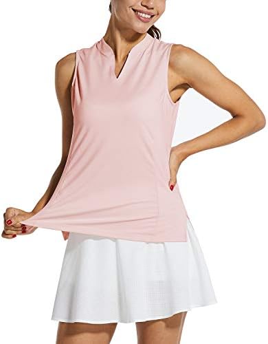 BALEAF Women’s Sleeveless Golf Tennis Shirts Lightweight Quick Dry UPF 40+ V-Neck Tank Tops Polo BALEAF Women’s Sleeveless Golf Tennis Shirts Lightweight Quick Dry UPF 40+ V-Neck Tank Tops Polo