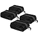 4pcs Portable Waterproof Travel Shoe Bags Organizer Pouch with Zipper Closure
