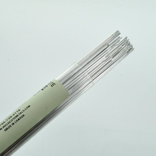 Weldcote Metals Weldcote Aluminum 4043 3/32 X 36 Tig Welding Rod 1 Lb (Best Welding Rod For Thin Metal)