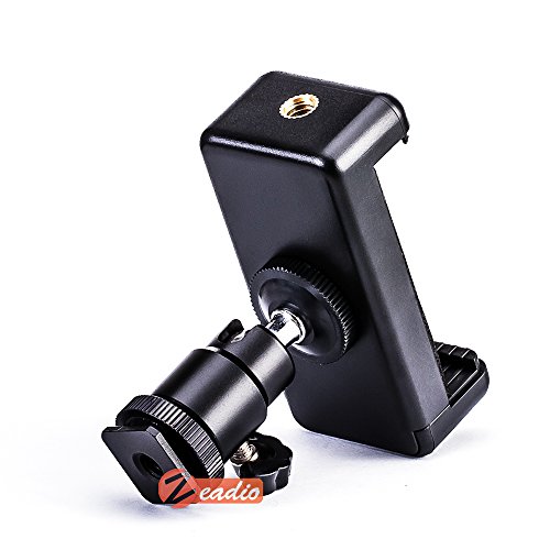 Zeadio universal 360 degree swivel smartphone tripod mo…