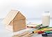 PAXCOO 100Pcs 6” Popcicles Sticks Jumbo Craft Sticks Colored and Natural for Craft