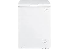 Midea MRC04M3AWW, White 3.5 cu. ft. Mini Freezer, Cubic Feet