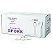 GEN PPSPK Medium-Weight Cutlery, Spork, White (Case of 1000)