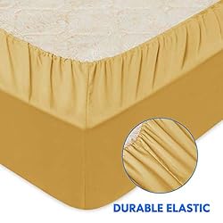 HOMEIDEAS 6 Piece Bed Sheets Set Extra Soft Brushed