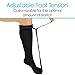Vive Plantar Fasciitis Stretch Sock - Non Slip Calf Night Relief for Heel, High Arch Pain - Achilles Tendonitis Therapy Foot Support Sleeve Stretcher - Compression Sleeve - Men, Women (L/XL)