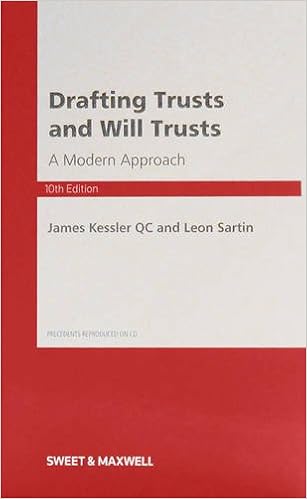 Drafting Trusts And Will Trusts A Modern Approach James - 