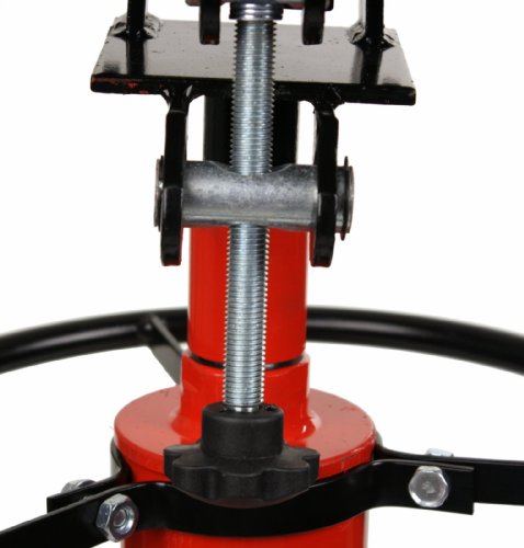 Dragway Tools 1000 LB 2 Stage Hydraulic Transmission Jack Lift Hoist with Foot Pump - Thumbnail 7