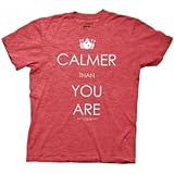 Ripple Junction Big Lebowski Calmer Than You Are Adult T-shirt