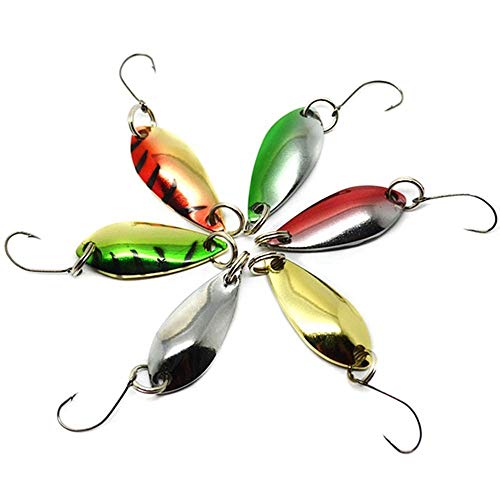 LiGG Forellenangeln Blinker Spinnfischen Forellenköder Angeln Spoon Spinner Forellen Blinker, 3cm/3g – Bild 6