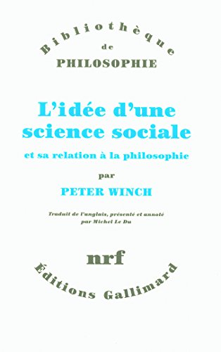 L' idée d'une science sociale et sa relation à la philosophie