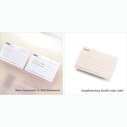 Little-Feet Letter Size Expanding File Folders Button Locked A4 Expandable Wallet Organizer with 13 Pockets Portable File Folder Accordian File with Index Lable - Thumbnail 4