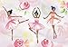 Jewelkeeper Ballerina and Roses Girl's Musical Jewelry Box, 2 Pullout Drawers, Swan Lake Tune