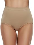 Ekouaer Women's Shapewear Comfort Light Control Shaping Brief Tummy Tuck Panties