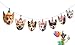 Gyzone Dogs Birthday Garland, Funny Corgi Face Portrait Birthday Banner, Dog Bday Bunting Decorations