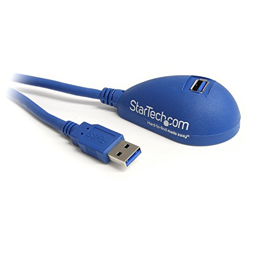StarTech.com 5 ft Desktop SuperSpeed USB 3.0 Extension Cable - A to A M/F - USB…