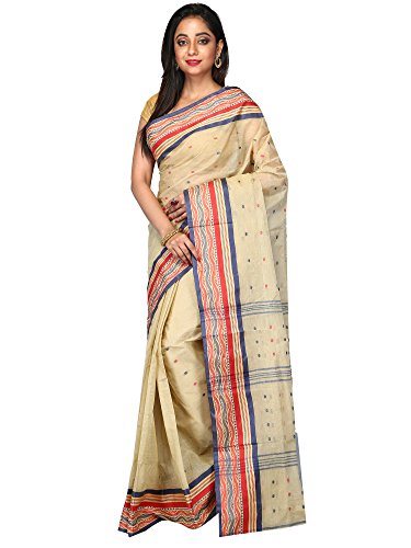 B3Fashion Indian Handloom Traditional Bengal Tant Cotton Saree
