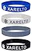Max Petals XARELTO Medical Alert ID Silicone Bracelet Wristbands 4 Pack