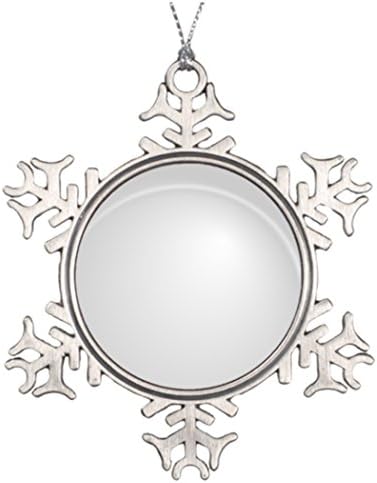 Xmas Trees Decorated Ping Pong Ball Snowflake Ornaments Gold