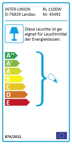 UNITEC 45491 ronde lamp, 100W, PVC, zwart - Image 3