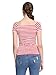 Maggie Tang Short Sleeve Trendy Fitted Off Shoulder Modal Blouse Top T-Shirt