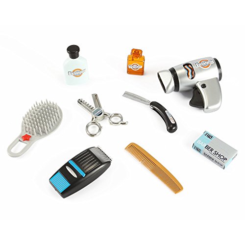 Little Barber Pretend Play Set with Hairdryer, Clipper, Razor & all accessories by Kinder Toys