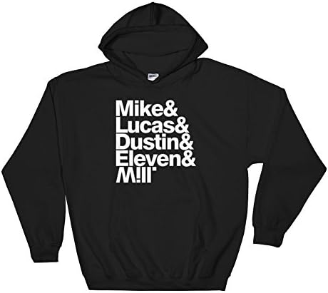 Sexy Hackers Mike & Lucas & Dustin & Eleven & Will Men's Unisex Hoodie